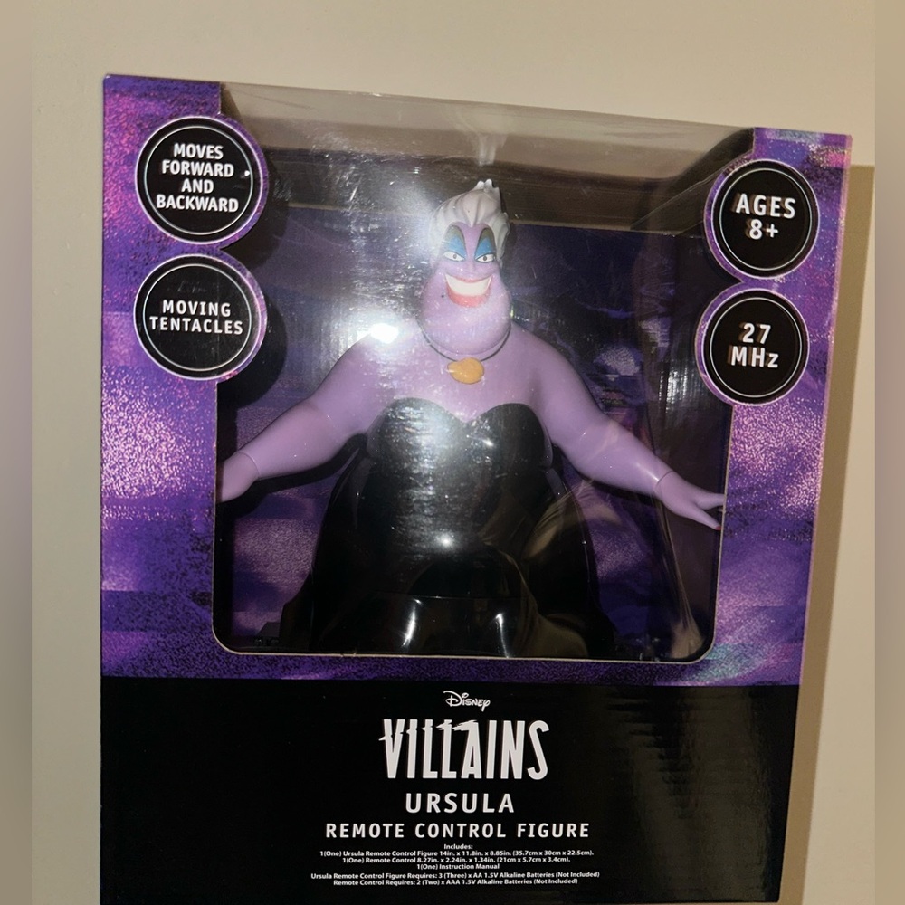 Disney Villains URSULA Remote Control Moving Figure NEW High Speed